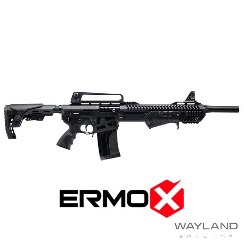 Ermox XPA-12 Şarjörlü Çift Sistem (Pompalı & Otomatik) Av Tüfeği Teleskopik