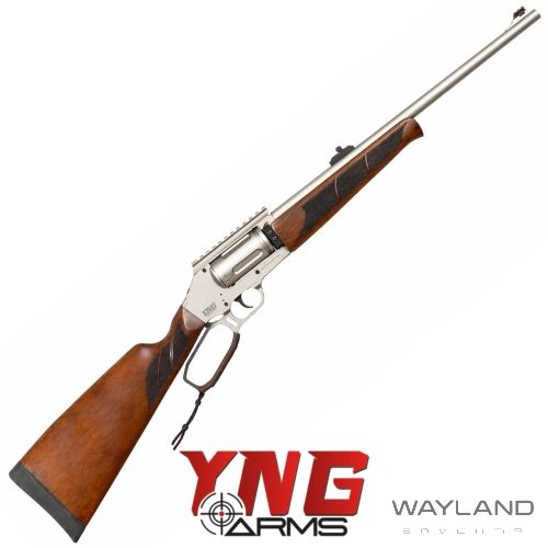 YNG Arms Nikel Ahşap 36 Kalibre Levyeli Revolver Toplu Tüfek