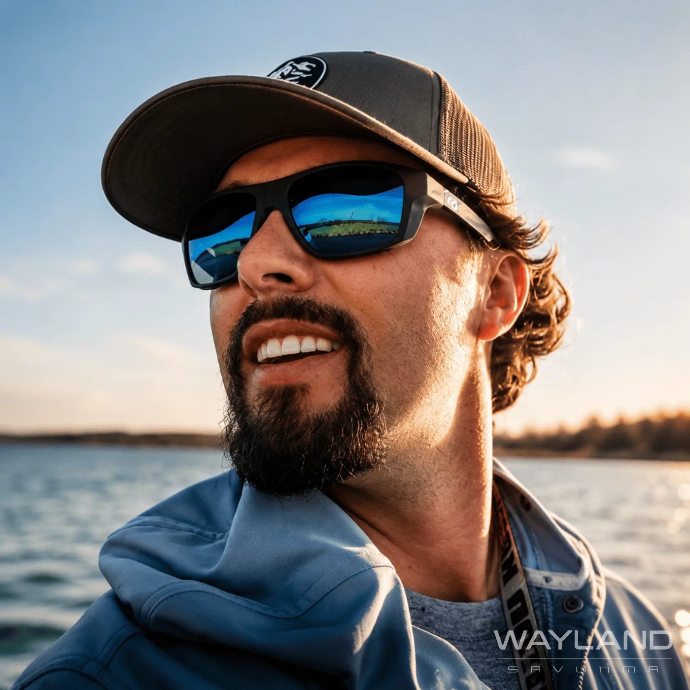 Vortex Jackal Sunglasses - Blue/Smoke ikinci görünüm