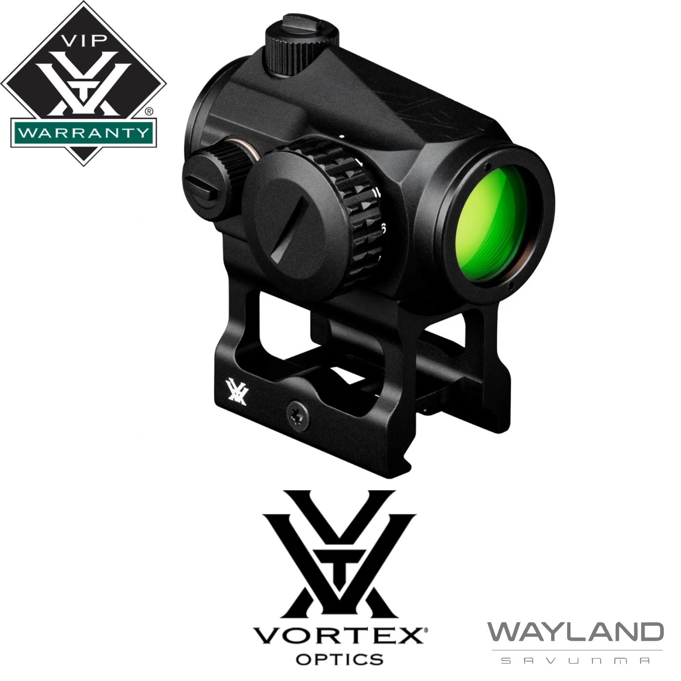 Vortex Crossfire 2 MOA Green Dot | Yeşil Noktalı Hassas Nişangah ikinci görünüm