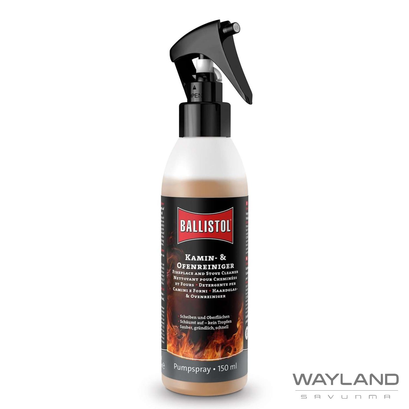 Ballistol Kamofix Şömine, Soba ve Izgara Temizleyici Sprey 150ml