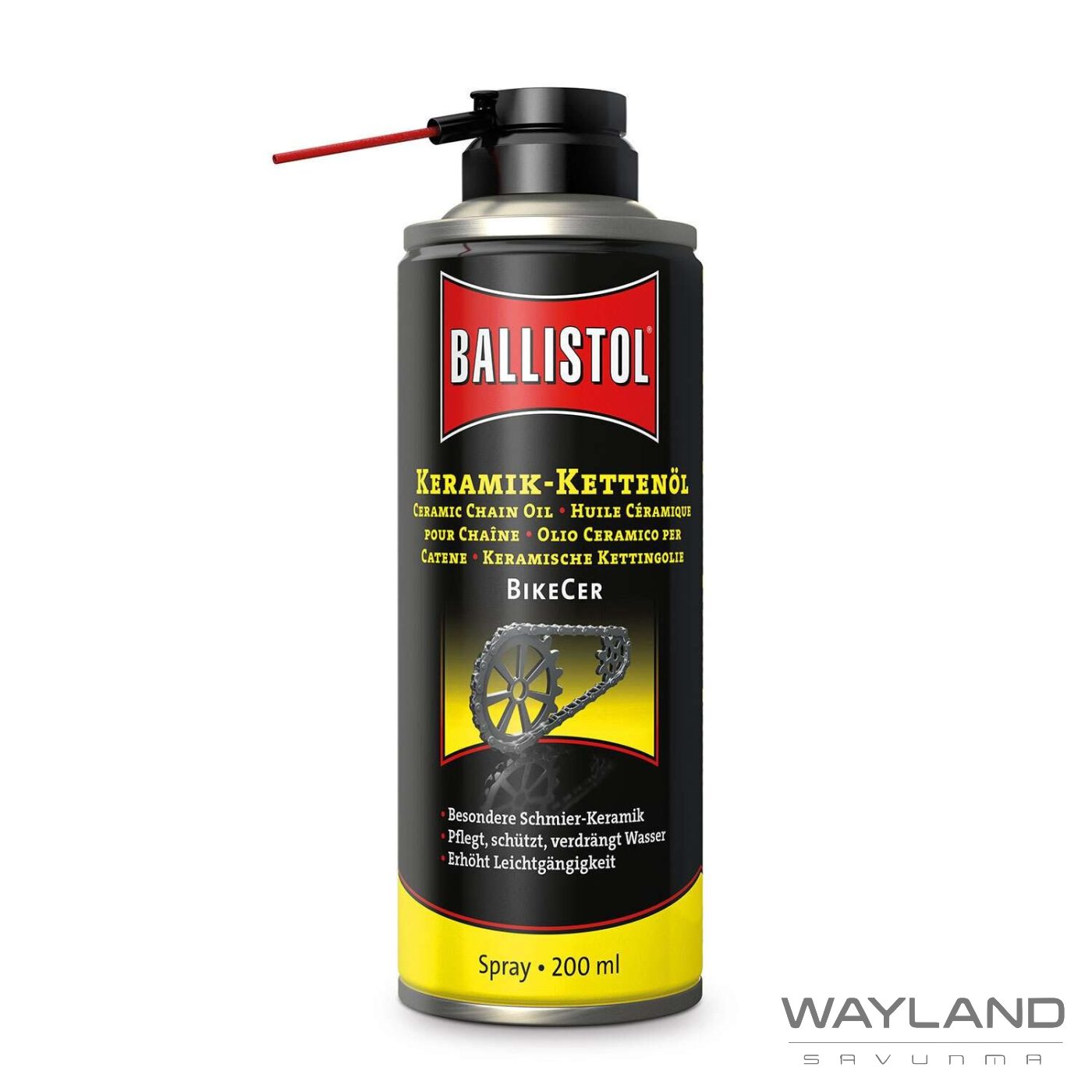 Ballistol BikeCer Seramik Zincir Yağı 200 ml