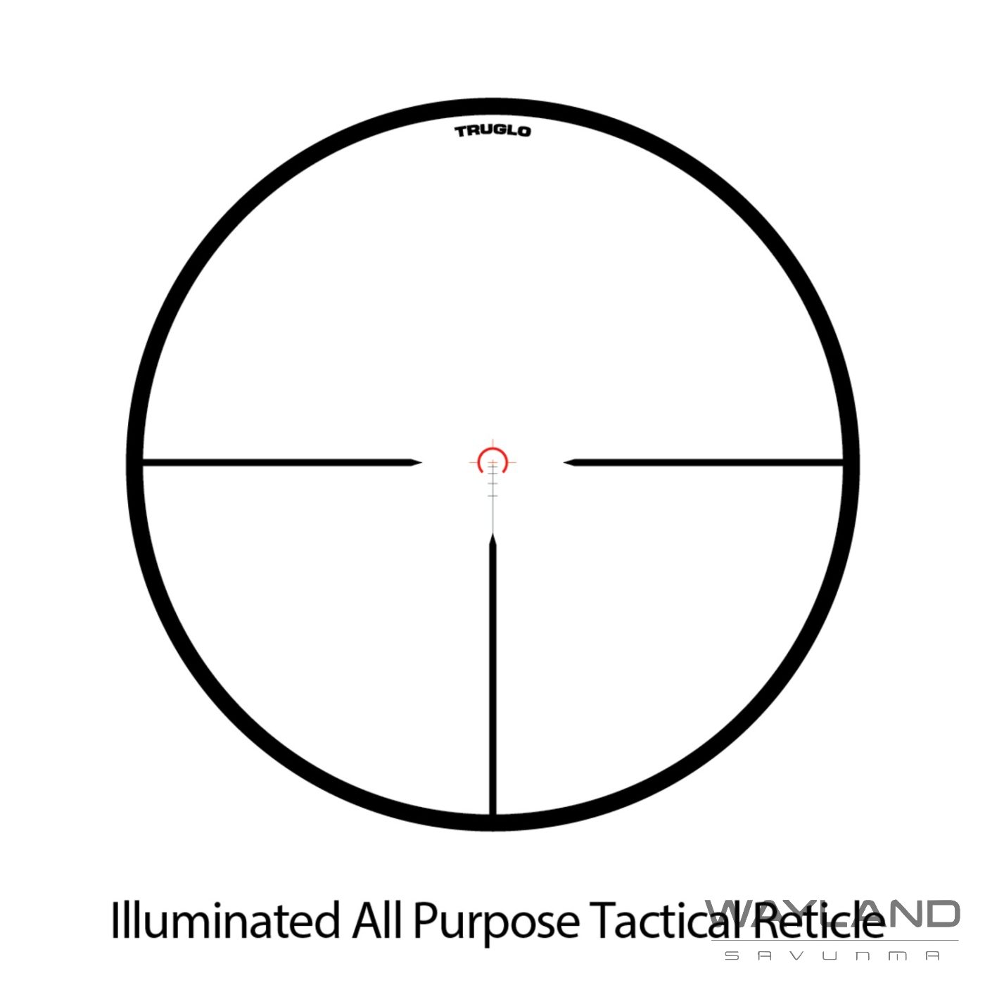 Truglo Omnia 4 Serisi 1-4x24 30mm Tüfek Dürbünü görseli 3