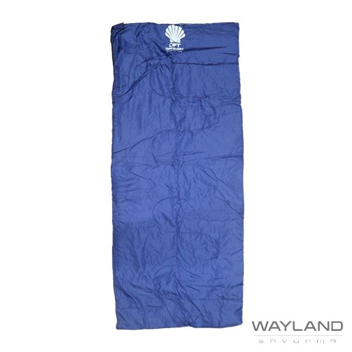 DFT Düz 180 x 75cm Mavi +10° Uyku Tulumu görseli 4
