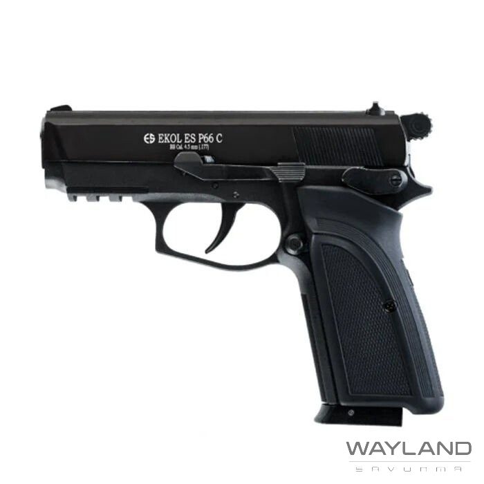 EKOL S P66 Compact Polimer Siyah Havalı Tabanca görseli 2